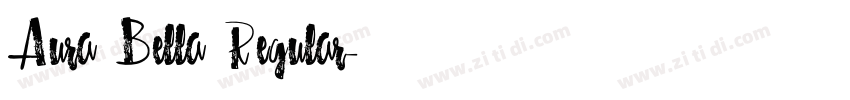 Aura Bella Regular字体转换
